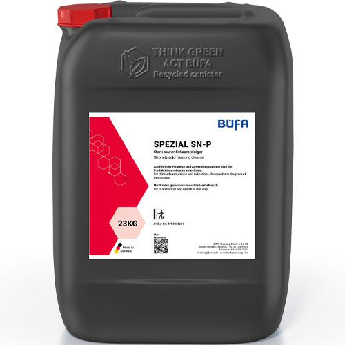 Spezial SN P - Detergent spumant acid, 23kg - Bufa