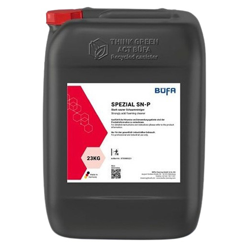 Spezial SN P - Detergent spumant acid, 23kg - Bufa