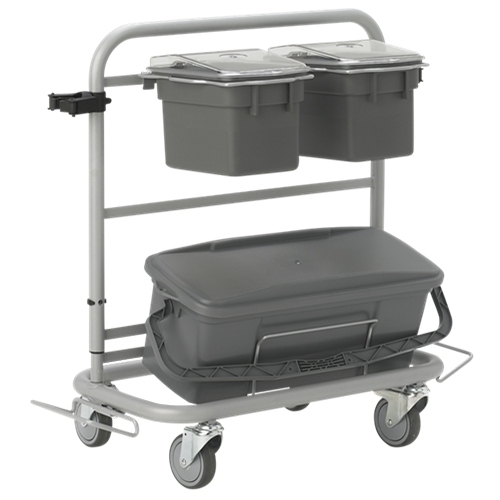 Carucior curatenie Slimliner 40 cm, gri - Vikan