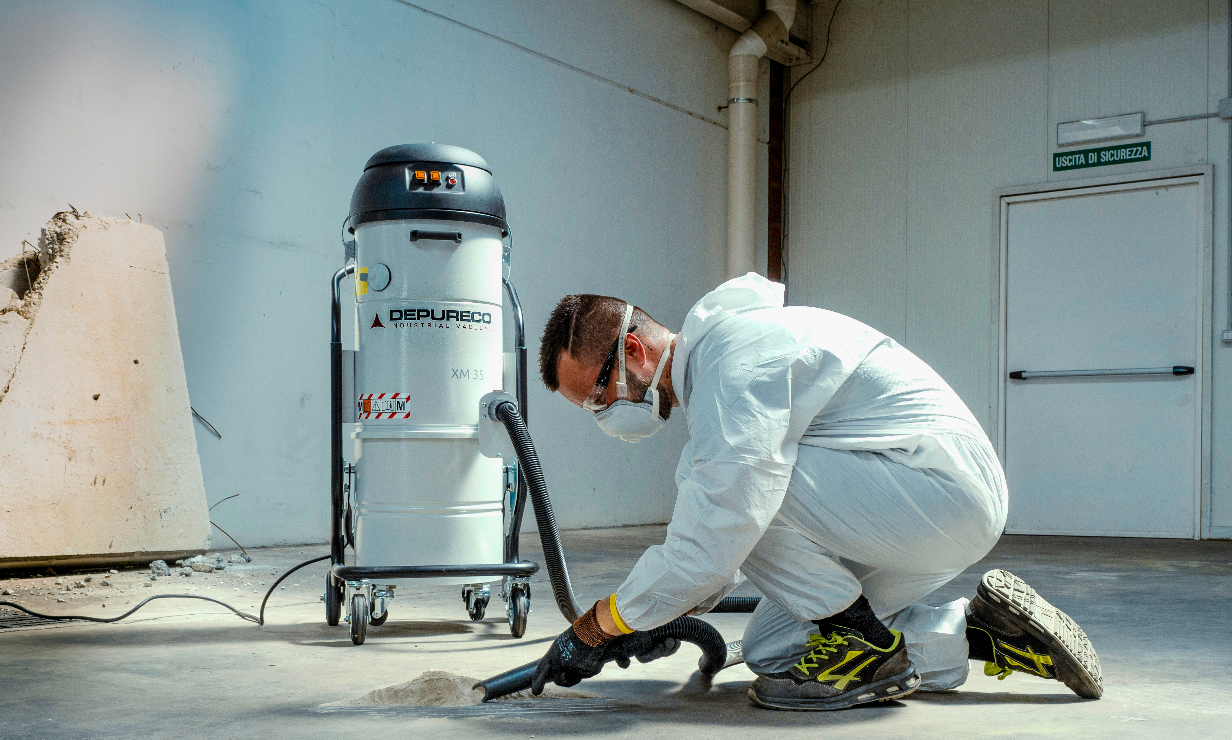 XM 35 Jet Clean - Aspirator industrial, clasa de praf M - Depureco