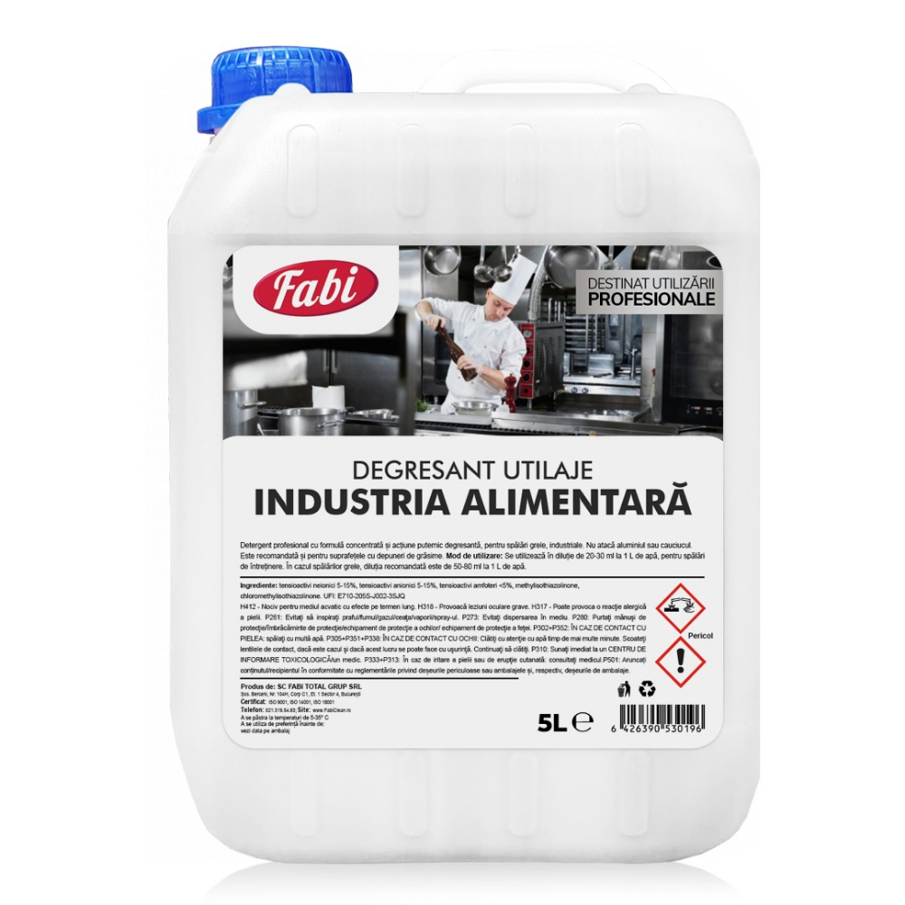 Degresant industria alimentara, 5 L - Fabi